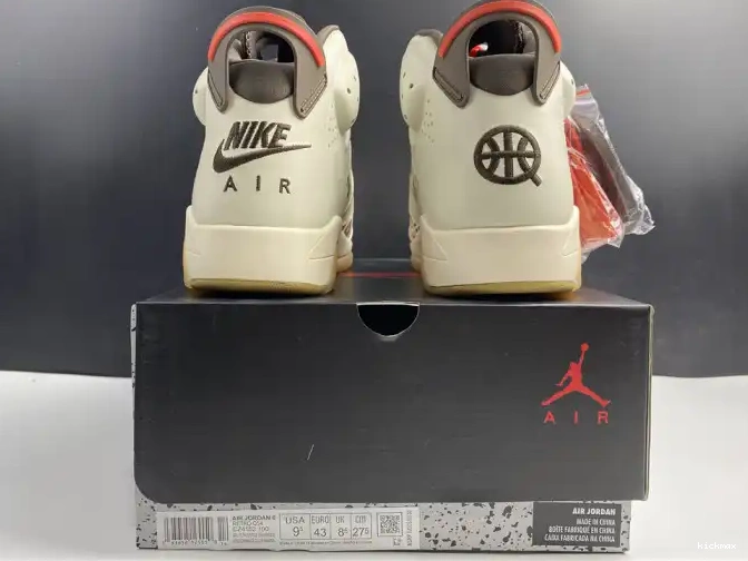 Rep MAX AIR Brown (2020) CZ4152-100 Jordan 6 Retro Sail Quai54 0604